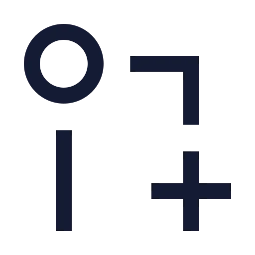 Git Pull Request Create Icon in Stroke Sharp style