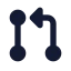Gitpullrequest icon with solid standard style