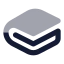 Gitbook icon with bulk rounded style