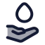 Giveblood icon with duotone rounded style