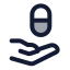 Givepill icon with duotone standard style