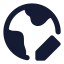 Globalediting icon with solid standard style