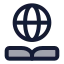 Globaleducation icon with duotone standard style