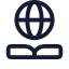 Globaleducation icon with stroke standard style