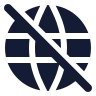 Globe Off icon preview