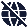 Globe Off icon preview