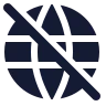 Globe Off icon preview