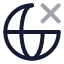 Globex icon with twotone rounded style