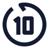 Go Backward 10 Sec icon preview