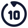 Go Backward 10 Sec icon preview