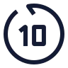 Go Backward 10 Sec icon preview