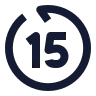 Go Backward 15 Sec icon preview