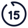 Go Backward 15 Sec icon preview