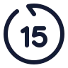 Go Backward 15 Sec icon preview