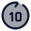 Goforwardsec icon with duotone rounded style