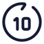 Goforwardsec icon with stroke rounded style