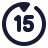 Go Forward 15 Sec icon preview