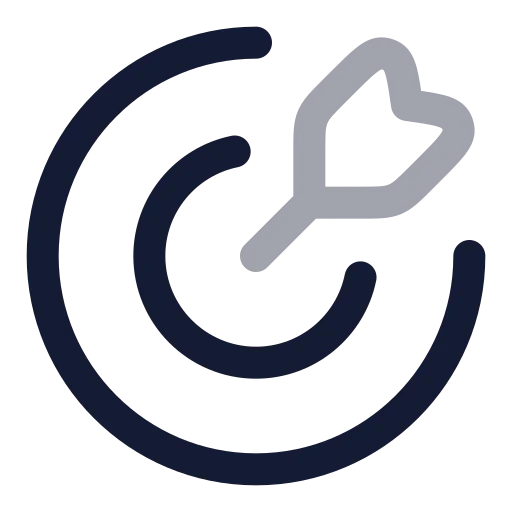 Goal Icon in Twotone Rounded style