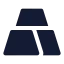 Goldingots icon with solid sharp style