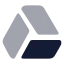 Googledrive icon with bulk rounded style