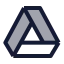 Googledrive icon with duotone standard style