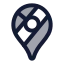 Googlemaps icon with duotone rounded style