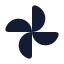 Googlephotos icon with solid rounded style