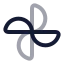 Googlephotos icon with twotone rounded style