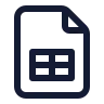 Google Sheet icon preview