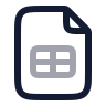 Google Sheet icon preview