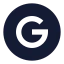 Google icon with solid sharp style