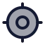 Gps icon with duotone standard style