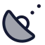 Gpssignal icon with duotone rounded style