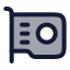 Gpu icon with duotone rounded style