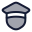 Graduatemale icon with duotone rounded style