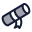 Graduationscroll icon with duotone rounded style
