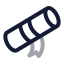 Graduationscroll icon with twotone rounded style