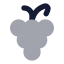 Grape icon with bulk rounded style