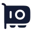 Graphiccard icon with solid rounded style
