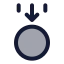 Gravity icon with duotone standard style