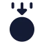 Gravity icon with solid standard style