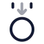 Gravity icon with twotone rounded style