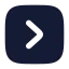 Greaterthansquare icon with solid rounded style