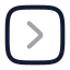 Greaterthansquare icon with twotone rounded style