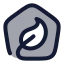 Greenhouse icon with duotone rounded style
