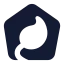 Greenhouse icon with solid standard style