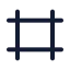 Grid icon with stroke standard style