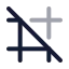 Gridoff icon with twotone rounded style