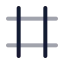 Grid icon with twotone rounded style
