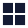 Grid 2 X 2 icon preview
